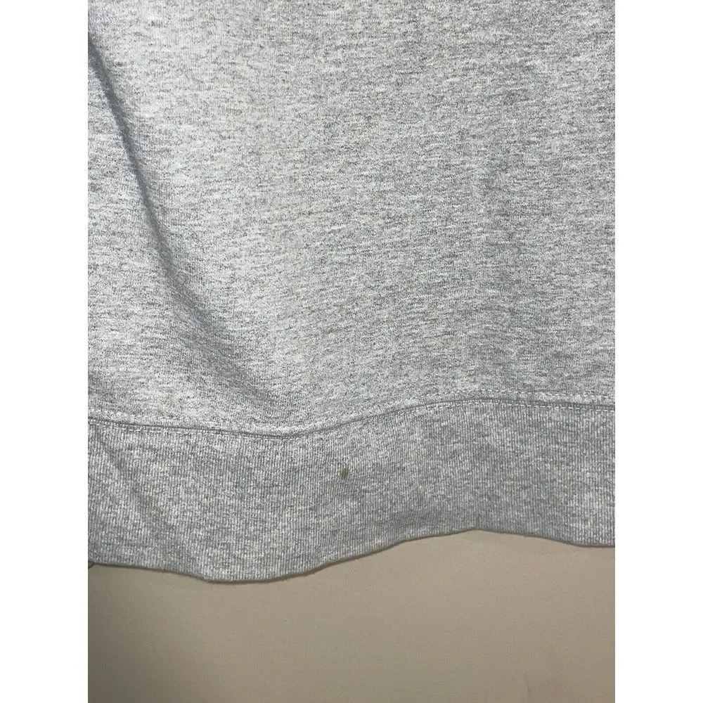 The North Face Hoodie Mens Medium Chicago‎ Skyline Sweatshirt Gray FLAW